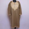 Beige Alif Cashmilon Ari Pheran