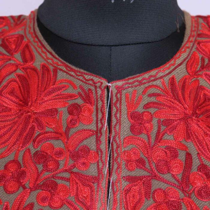 Light Brown Poshbagh Cashmilon Ari Phiran - Image 3