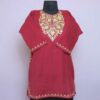 Pink Posh Cashmilon Girls Pheran/Short Kurta (8-9 years)