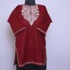 Maroon with Multi Emb Cashmilon Traditional Kids Ari Pheran (L30)