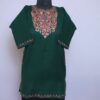 Green Cashmilon Traditional Kids Ari Pheran (L30)