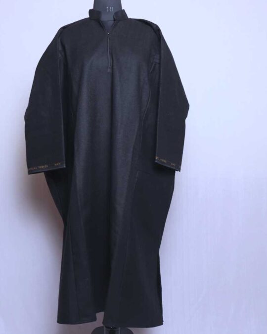 Buy Traditional Custom Men Kashmiri Pheran | Black | With Zip