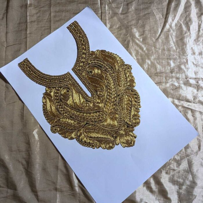 Golden Fish Tilla Neck Patch