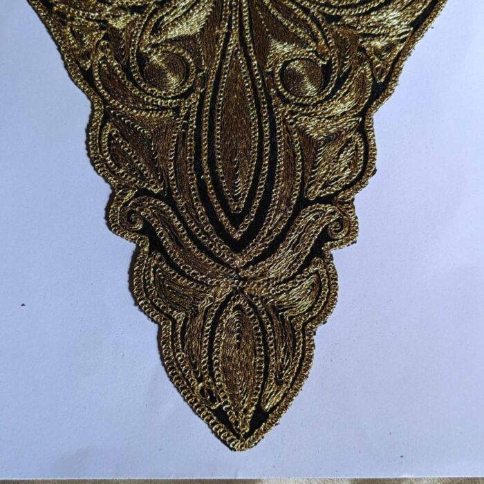 Golden Badami Tilla Neck Patch - Image 2