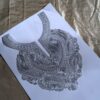 Silver Tilla Neck Patch