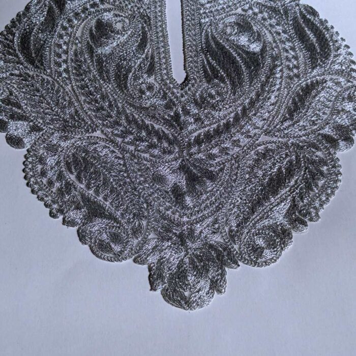 Silver Tilla Neck Patch - Image 2