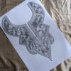 Silver Cutwork Neck Tilla Patch