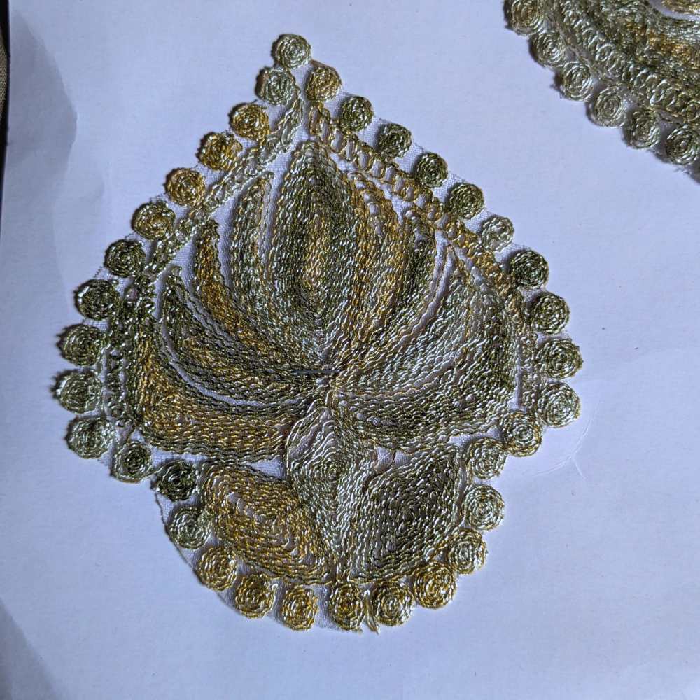 Green Golden Tilla Patch Set - Image 3