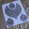 Silver Black Tilla Patch Set