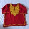 Red Cashmilon Traditional Kids Ari Pheran (L19)