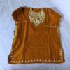 Mustard Girls Traditional Kashmiri Pheran/Short Kurta L30, 7-8Y