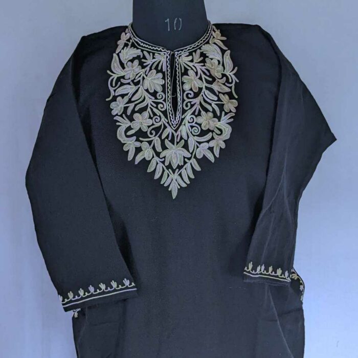 Black Girls Cashmilon Ari Pheran (L40)