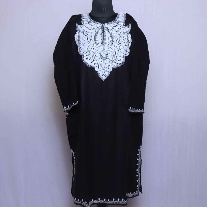 Black Cashmilon Ari Pheran - Image 2