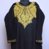 Black Miri Cashmilon Aari Pheran
