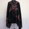 Black Pashmina Sozni Hand Work Stole