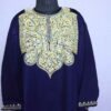 Dark Blue Cashmilon Aari Pheran