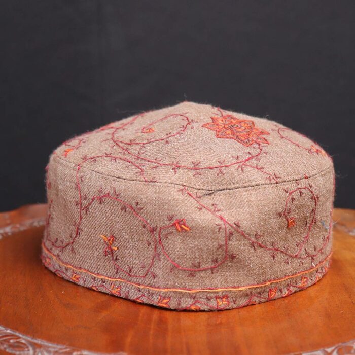 Elegant Toosha Sozni Handwork Cap