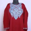 Maroon Aabi Aari Cashmilon Pheran