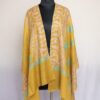 Mustard Pashmina Sozni Work Stole