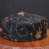 Black Toosha Sozni Handwork Cap