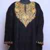 Black Magami Cashmilon Aari Pheran