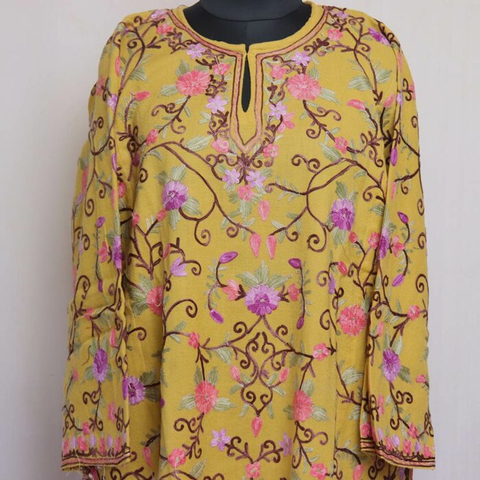 Yellow Raffal Jal Aari Pheran