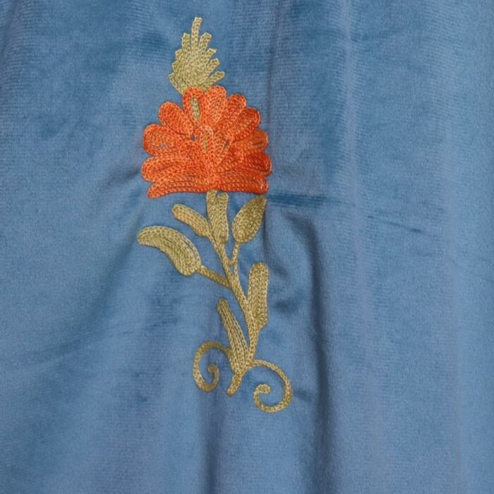 Blue Aari Velvet Pheran - Image 4