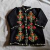 Black Star Kashmiri Kids Coat With Ari Work (L 17)