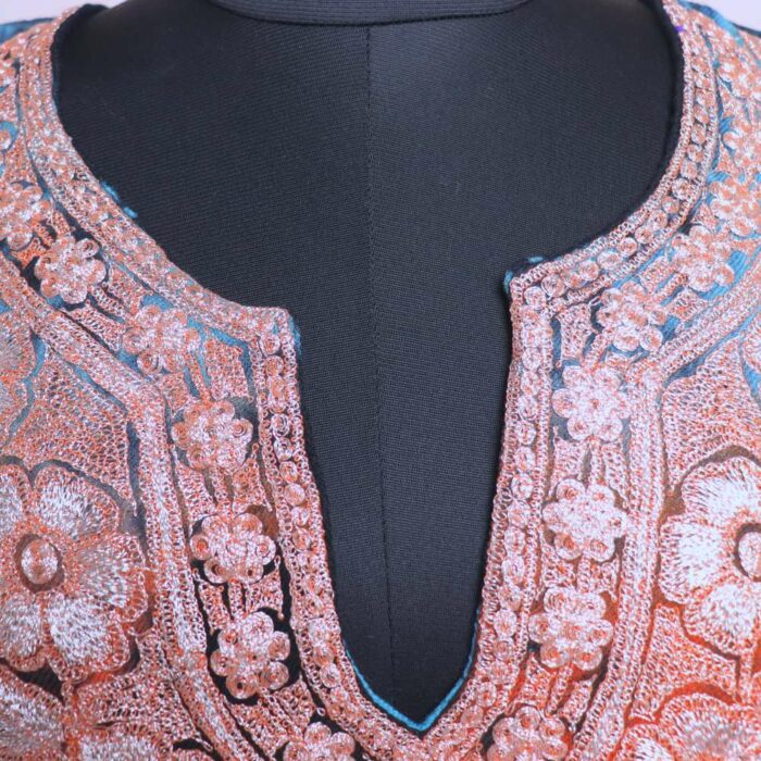 Tie-Dye Raffal Tilla Pheran - Image 3