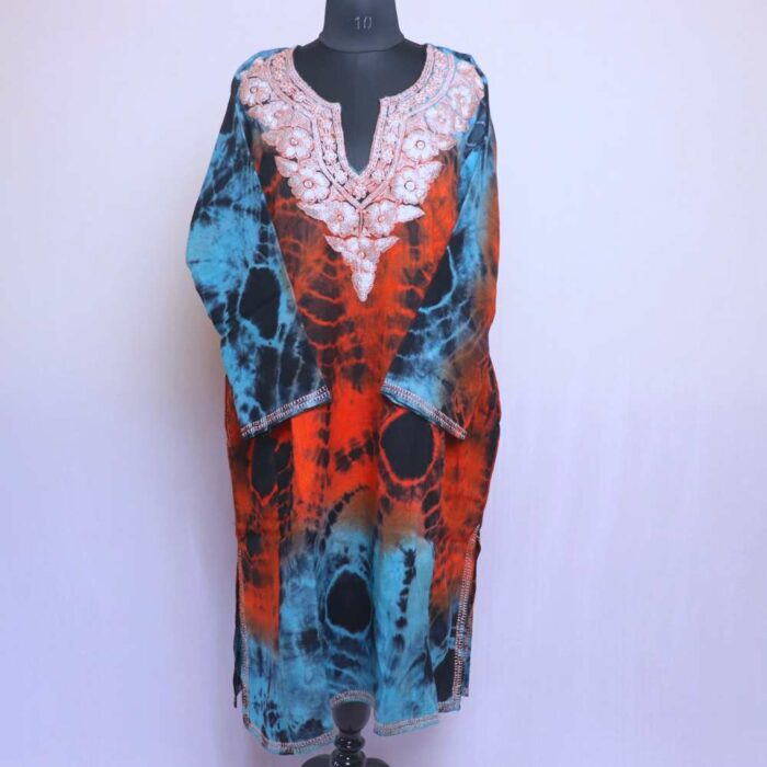 Tie-Dye Raffal Tilla Pheran - Image 2
