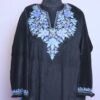 Black Aab Velvet Aari Pheran
