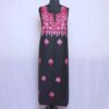 Black Chinari Booti Kashmiri Winter Spun Suit With Aari Work