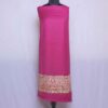 Pink Badaami Daman Kashmiri Winter Spun Suit With Aari Work