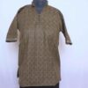 Olive Green Noor Baby Boy Kashmiri Pheran (Length 27)
