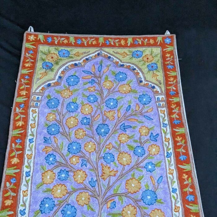 Tree 3x2 Chainstitch Hand-Embroidered Wall Hanging - Image 2