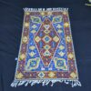 Abstract Pattern Kashmiri Rug 4x2.5 Chainstitch Hand-Embroidered