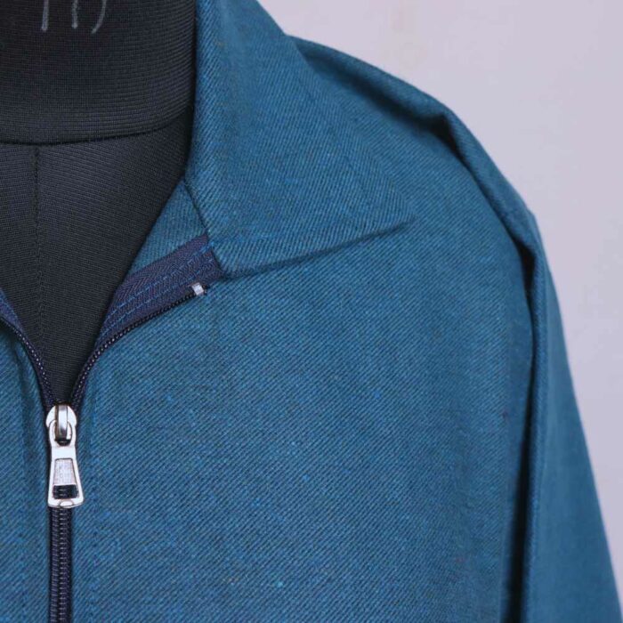 Imperial Blue traditional Men Kashmiri Pheran L48 - Image 3