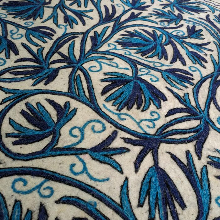 Yarbal Handmade Aari Embroidered Wool Namda 5FT - Image 2