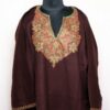 Brown Sozni Handwork Raffal Pheran