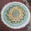 BulBul Bagh Handmade Aari Embroidered Wool Namda 5FT