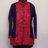 Dark Blue Aari Cashmilon Short Jacket