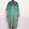 Green Velvet Cutwork Pheran