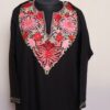 Black Bodh Posh Cashmilon Aari Pheran
