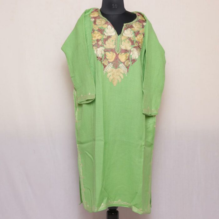 Green Raffal Naldar Aari Pheran - Image 2