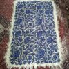 Luxury Aabi 6×4Ft Pure Wool Double Work Handmade Aari Embroidered Namda