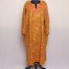 Mustard Pure Wool Jal Aari All Over Kashmiri Pheran