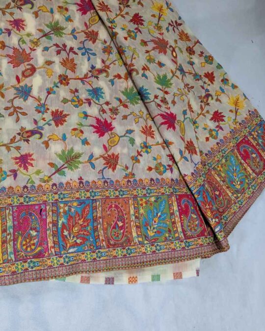 Chinar Jamawar Original Kashmiri Soft Silk Kani Saree