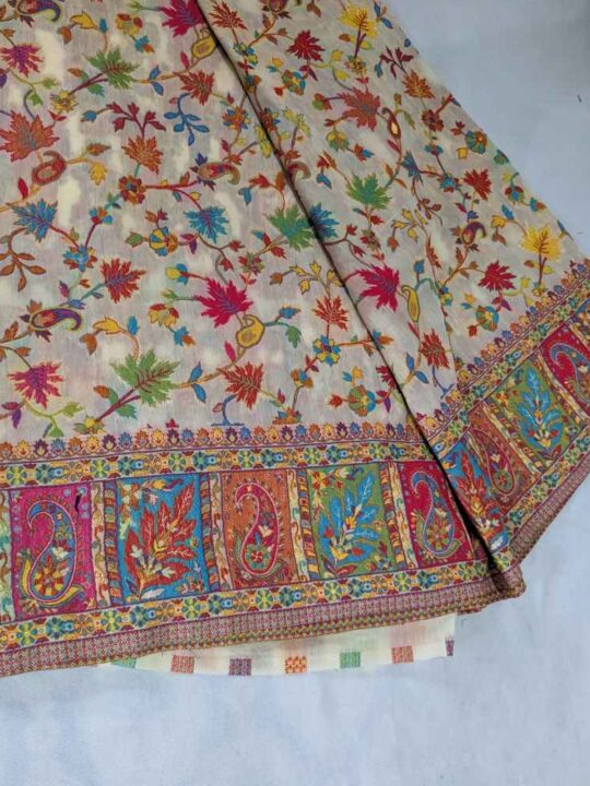 Chinar Jamawar Original Kashmiri Soft Silk Kani Saree