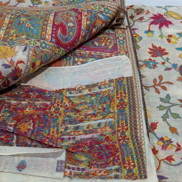 Chinar Handloom Original Kashmiri Soft Silk Kani Saree - Image 4