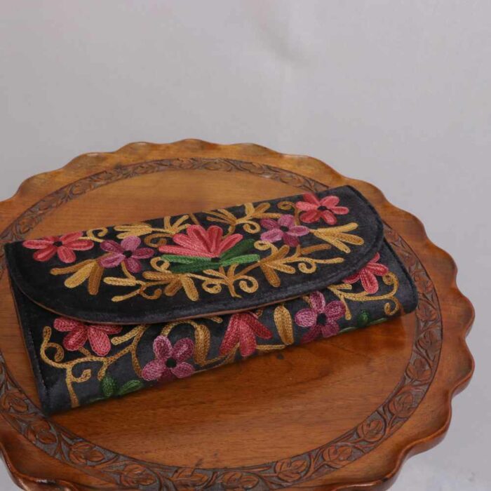 Black Beauty Kashmiri Wallet